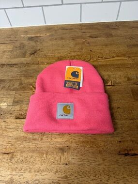 Carhartt Pink Knit Cuffed Beanie